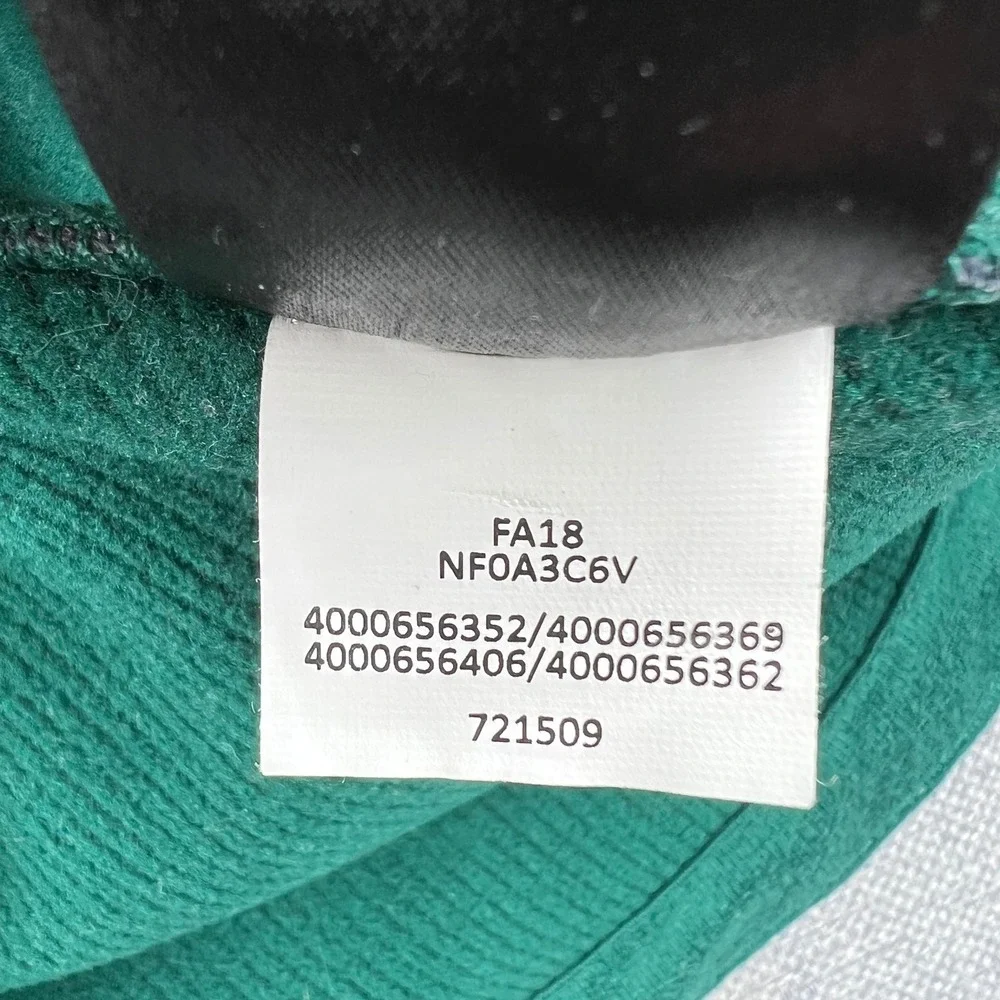 The North Face Apex Canyonwall Hybrid Hoodie Jacket Men XL Green Grey Full Zip
